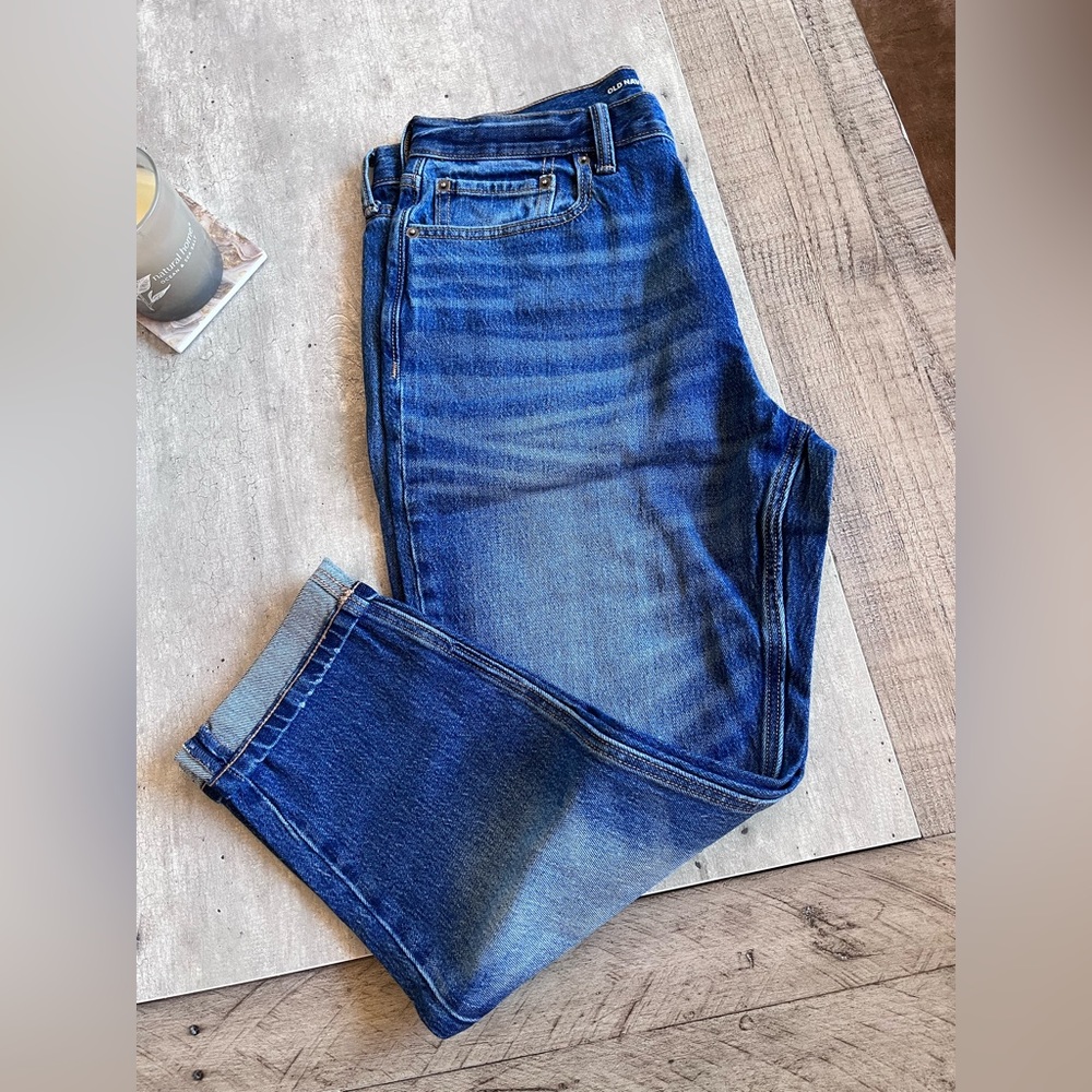 NWT Mens 34x30( inseam) loose taper jeans built in flex